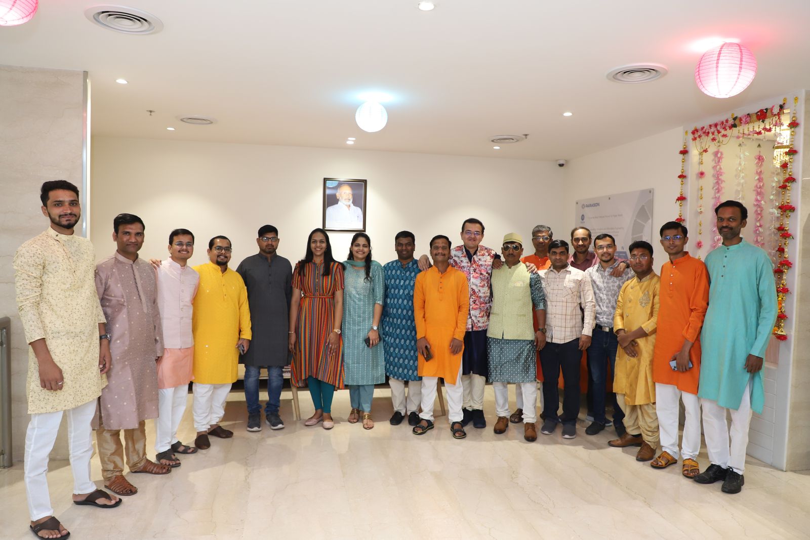 Celebração de Diwali na Parason 9